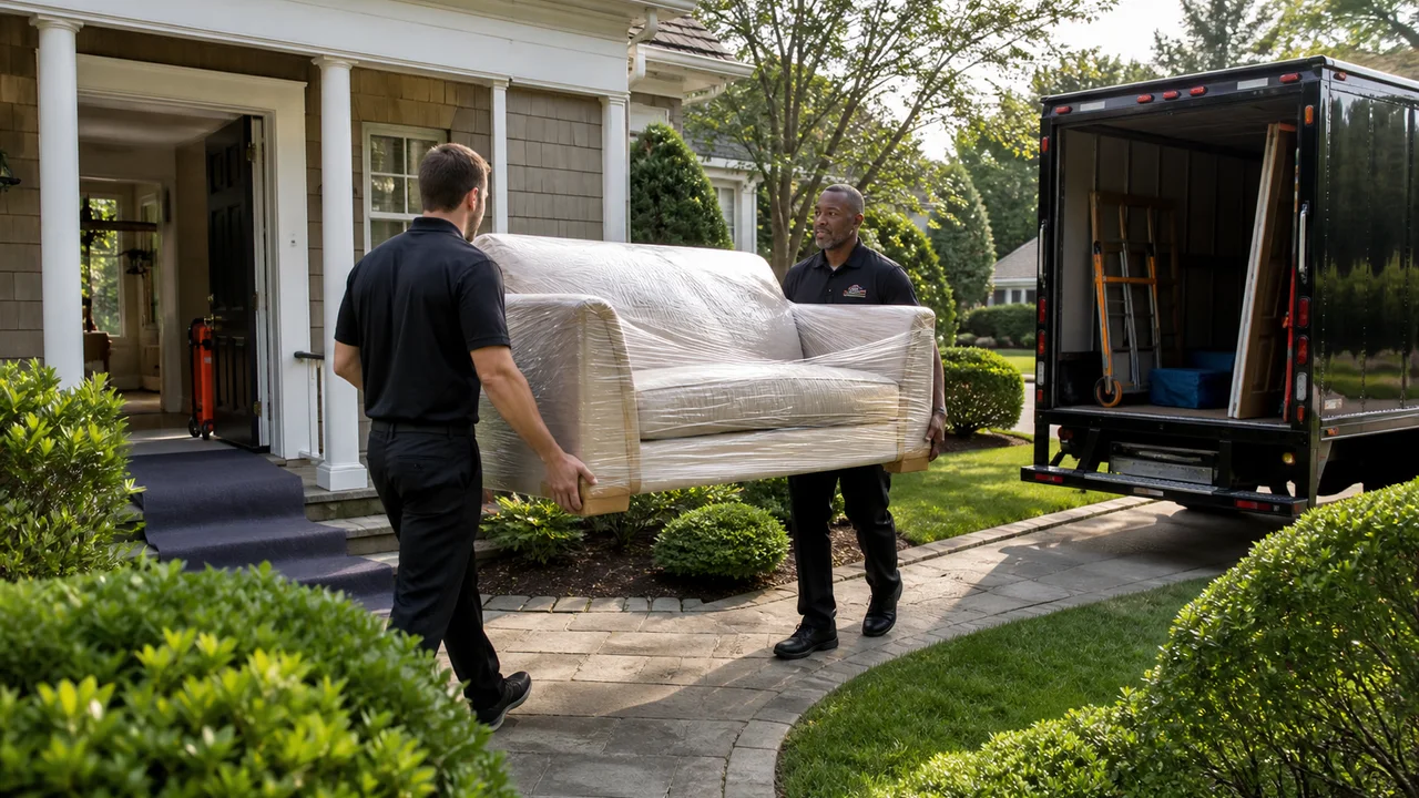 Local Moving professionals at work